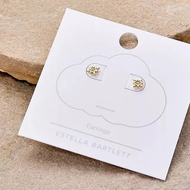 Estella Bartlett North Star CZ Stud Earrings