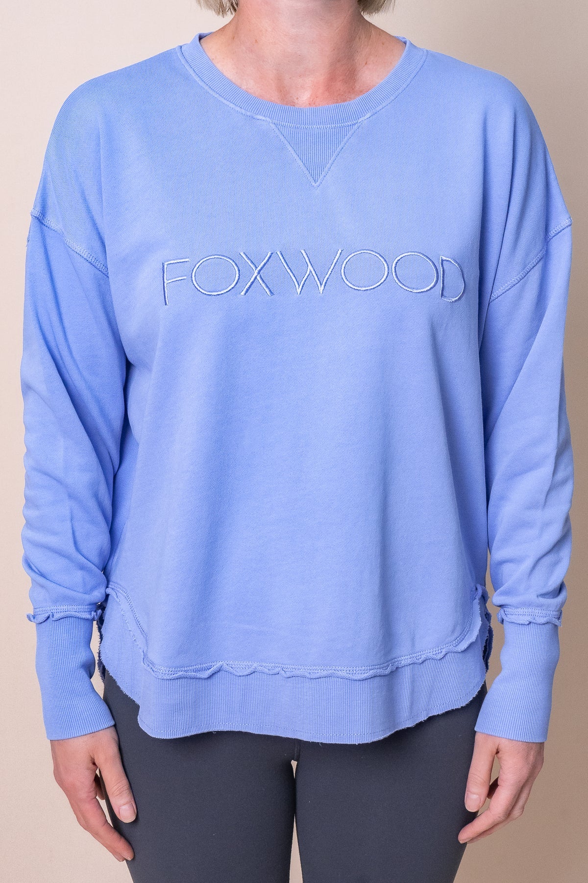 Simplified Crew in Neon Blue