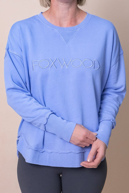 Simplified Crew in Neon Blue