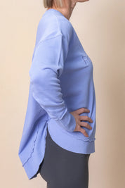 Simplified Crew in Neon Blue