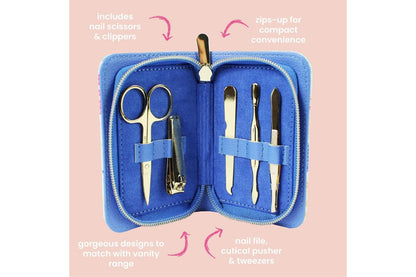 Annabel Trends Vanity Manicure Set Clipper Tweezer Kit 11.5x2cm Shelly Beach