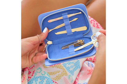 Annabel Trends Vanity Manicure Set Clipper Tweezer Kit 11.5x2cm Shelly Beach