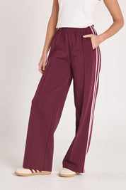 Noah Wide Pant - Pink Plum Stripe