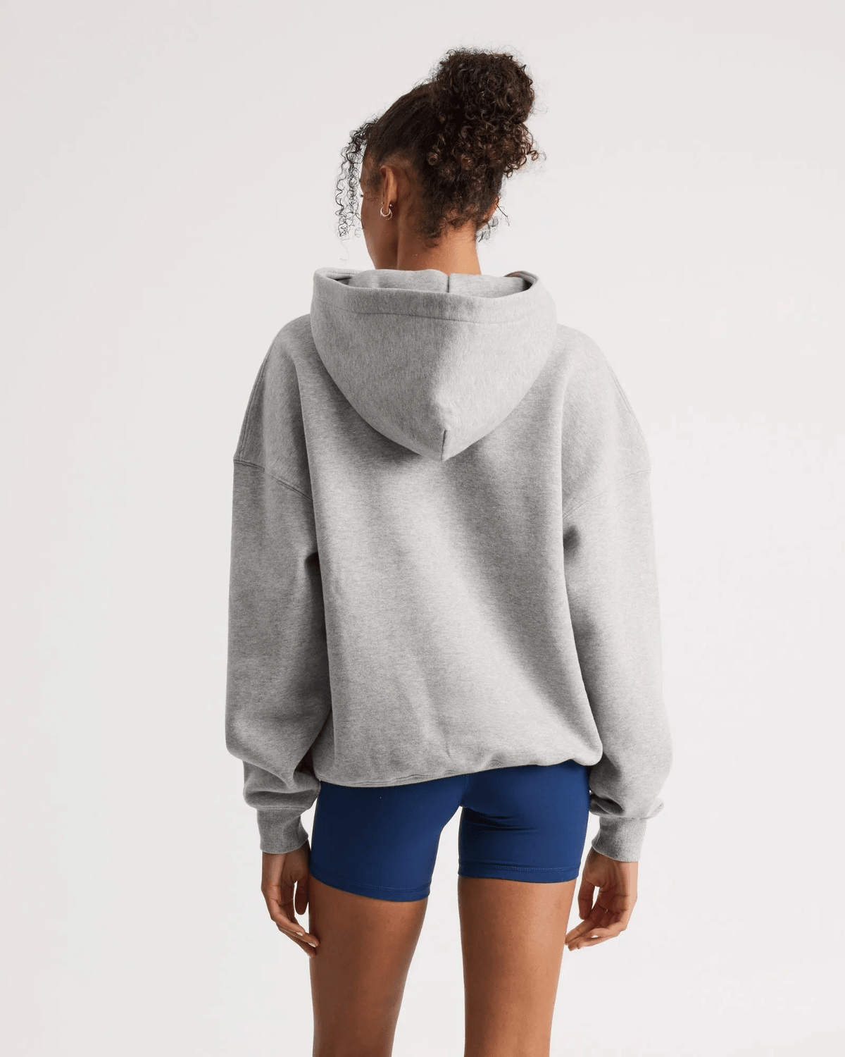 PLAYER HOODIE - GREY MARLE VARSITY