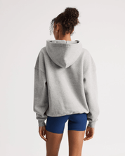 PLAYER HOODIE - GREY MARLE VARSITY