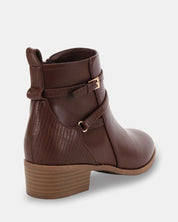 Novo Shoes | Digby milk chocolate ankle boots
