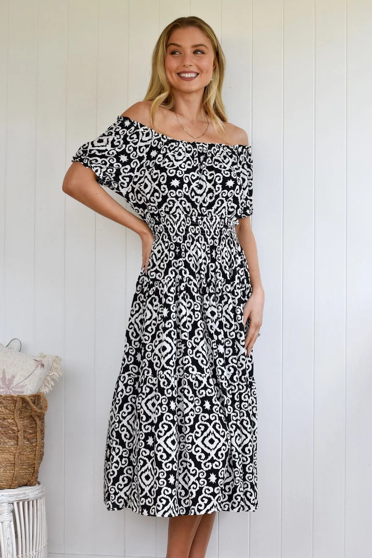 Harper black dress