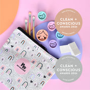 Natural blush & eyeshadow pack with accessories