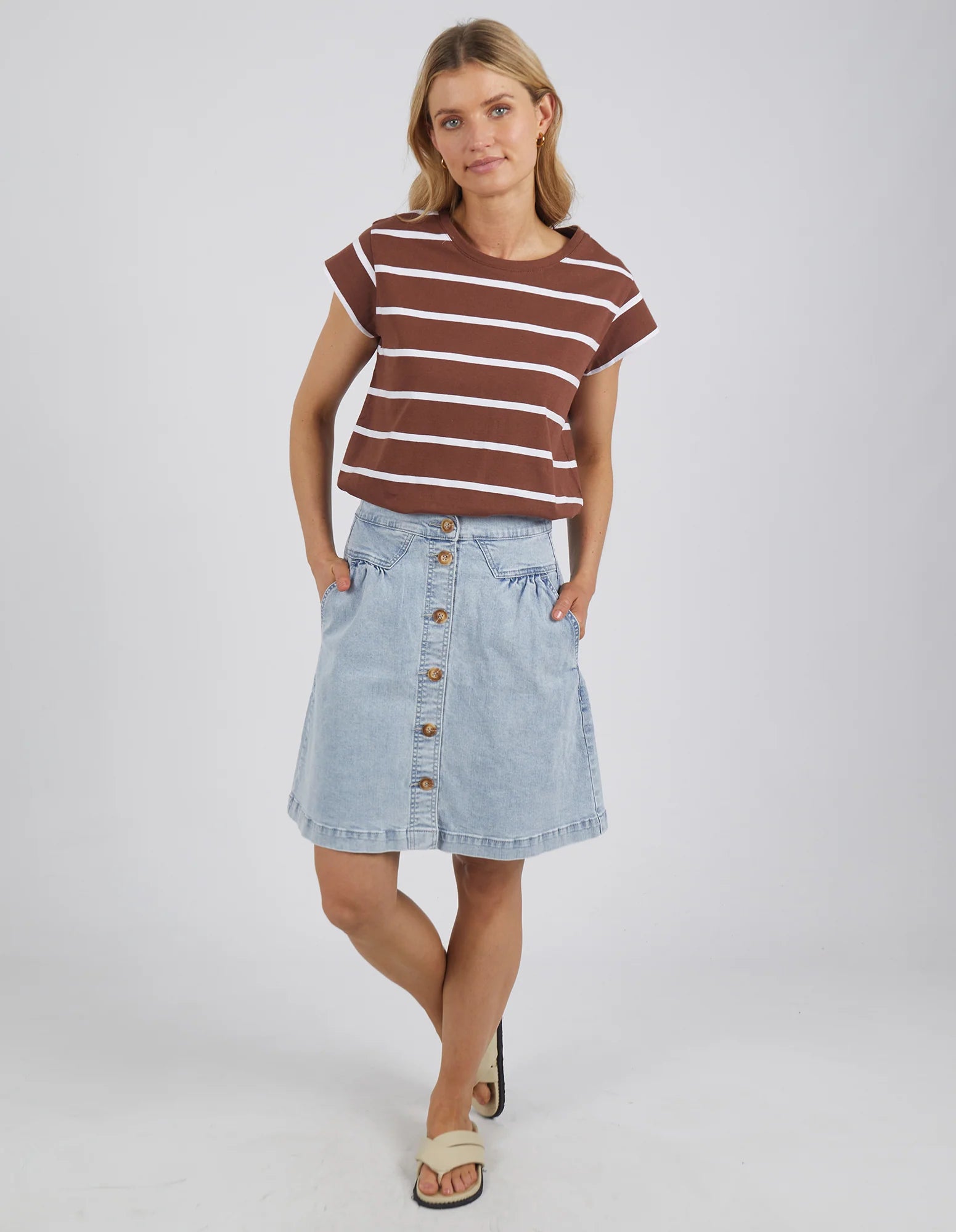 Amanda Skirt Vintage Blue