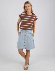 Amanda Skirt Vintage Blue