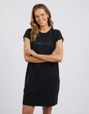 Signature Tee Dress Black