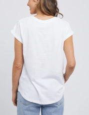 Signature white tee