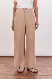 Little Lies |Jude Linen Pants - Taupe
