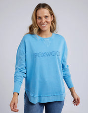 Simplified Crew Bright Blue