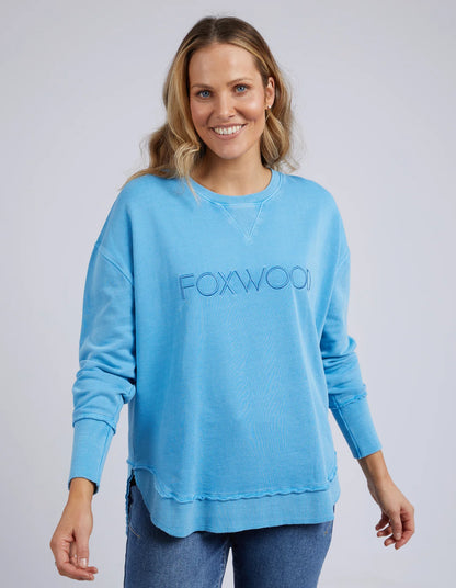 Simplified Crew Bright Blue