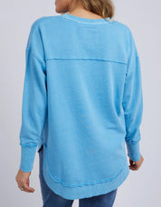 Simplified Crew Bright Blue