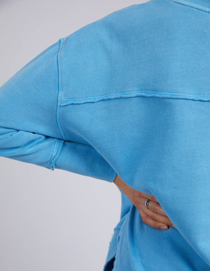 Simplified Crew Bright Blue