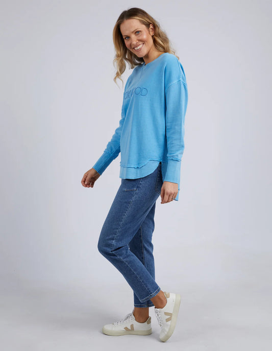 Simplified Crew Bright Blue