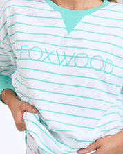 Simplified Crew Stripe Neon Mint