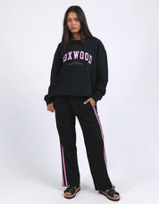Power Pant Black With Neon Pink