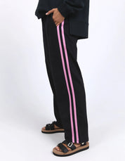 Power Pant Black With Neon Pink