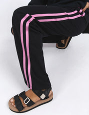 Power Pant Black With Neon Pink