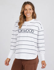 Classic Stripe Simplified Crew White/Navy