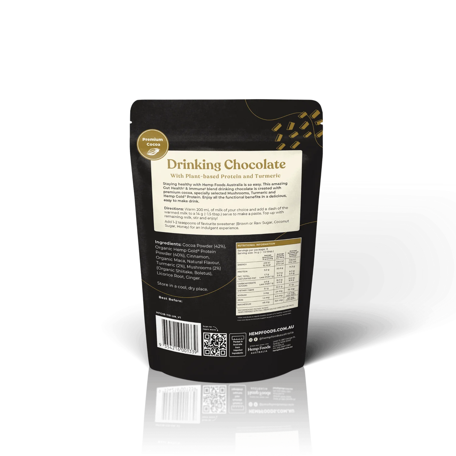 Drinking Chocolate Gut health & Immunity Blend - 112g
