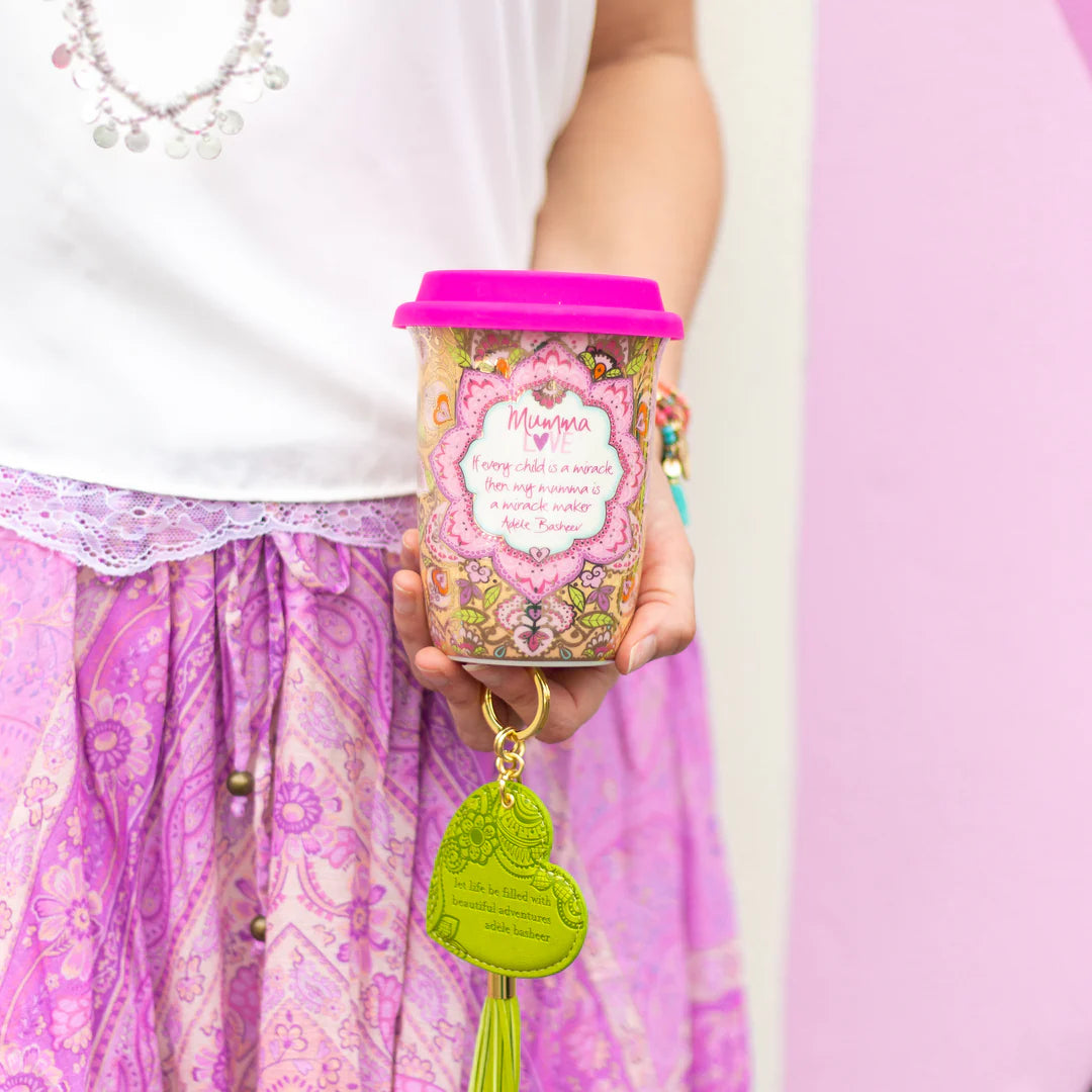 Mumma love re-usable coffee travel cup