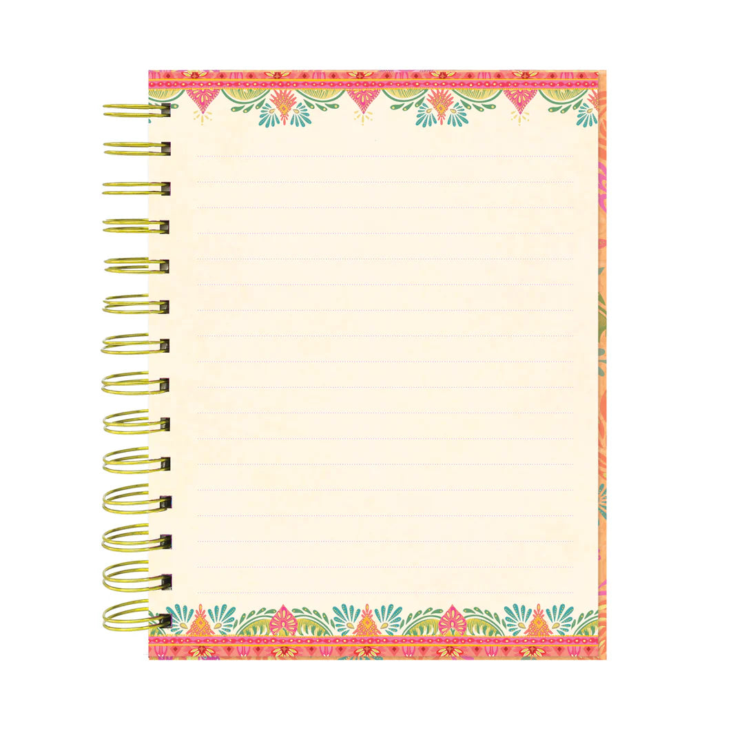 Live life wonderful spiral notebook