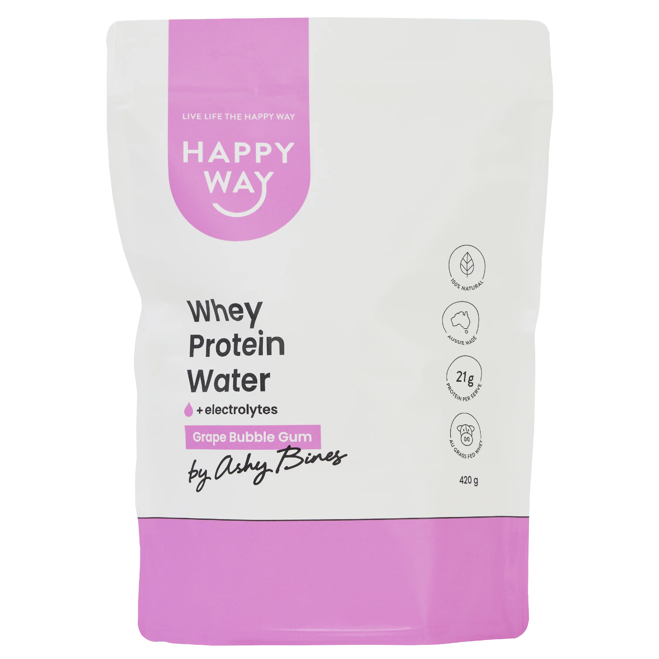 Vegan protein water- Grape Bubble Gum