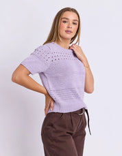 Foxwood | Sable Knit Top Pastel Lilac