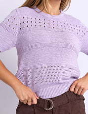 Foxwood | Sable Knit Top Pastel Lilac