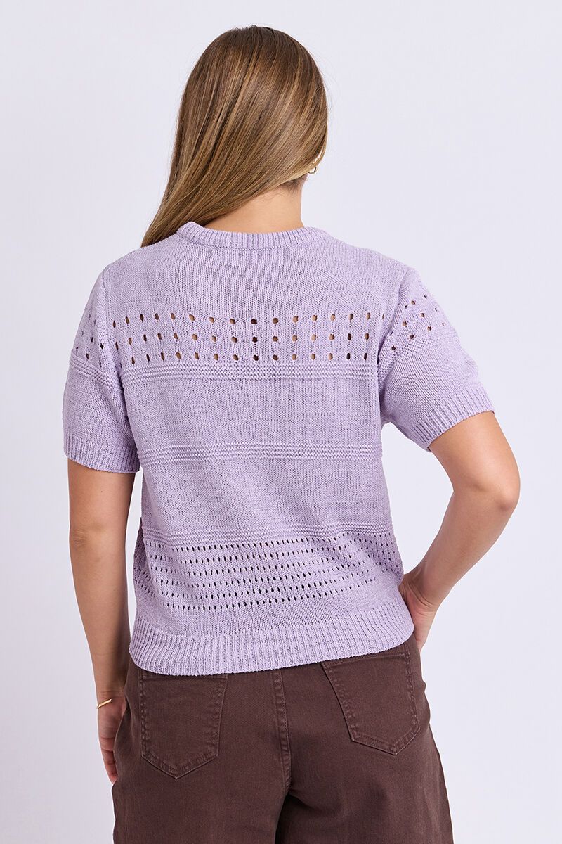 Foxwood | Sable Knit Top Pastel Lilac