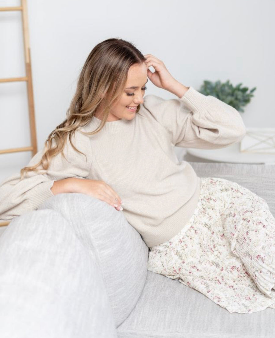 Sadie puff jumper